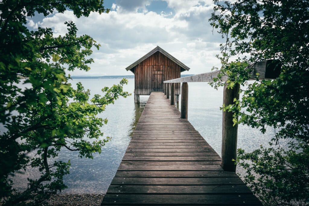 Boathouse at Lake Ammersee